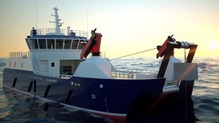 Sotraselskap med stor oppdrettskatamaran