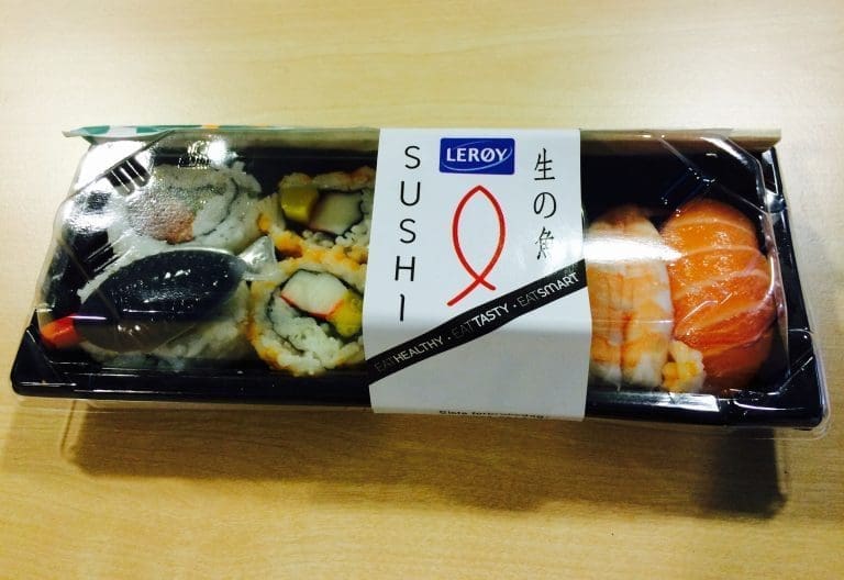 Styrker marginene i sushi