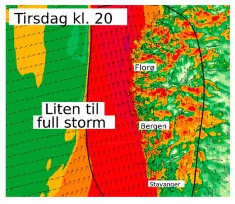 Idag kommer stormen