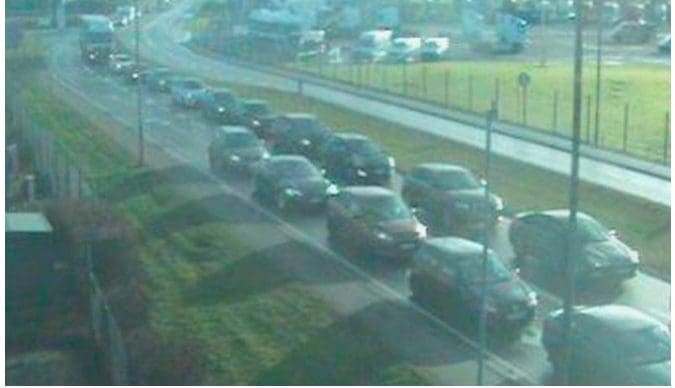 Full stopp ved Padborg