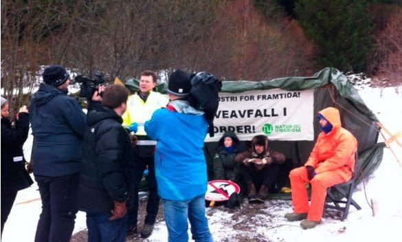 Lenkegjeng stopper gruveselskap ved Førdefjorden