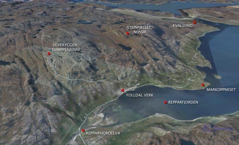 Klar for gruvedrift ved Repparfjorden