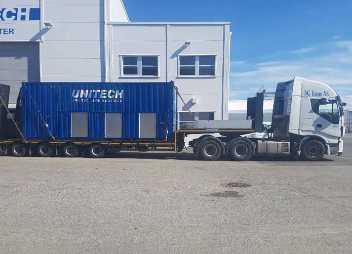 På utsiden ser det ut som en helt vanlig container, men på innsiden skjuler det seg nye muligheter for sjømatnæringen
