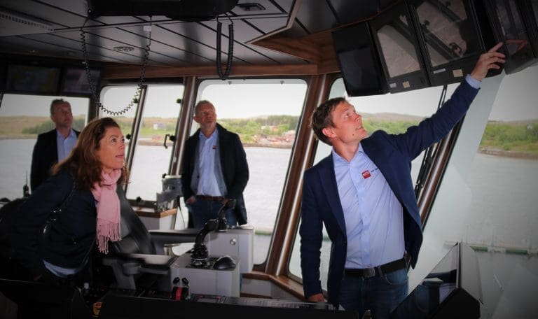 NHO-direktøren og styrelederen i Sjømat Norge besøkte havbrukere på Namdalskysten