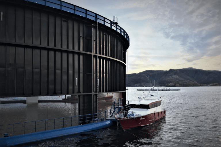 Nå er «Aquatraz» fylt med 190.000 fisk