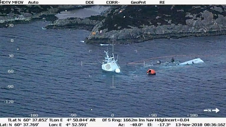 150.000 liter diesel fjernet fra KNM &laquo;Helge Ingstad&raquo;