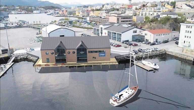 Lerøy Midt etablerer fôringssenter i dette nybygget i Kristiansund i løpet av 2019