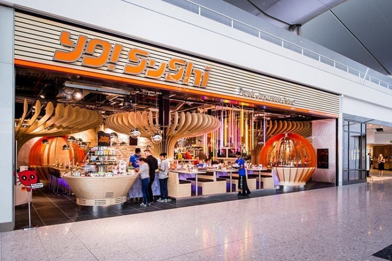 YO! Sushi inn i det amerikanske sushi-markedet