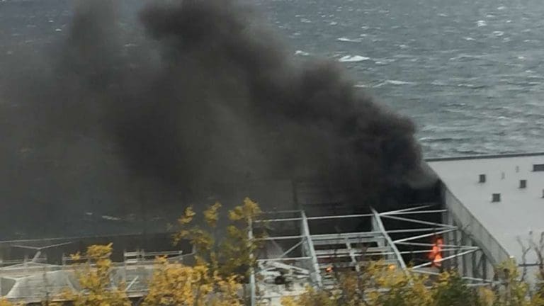 Brann på Mowis nye settefiskanlegg på Skjervøy