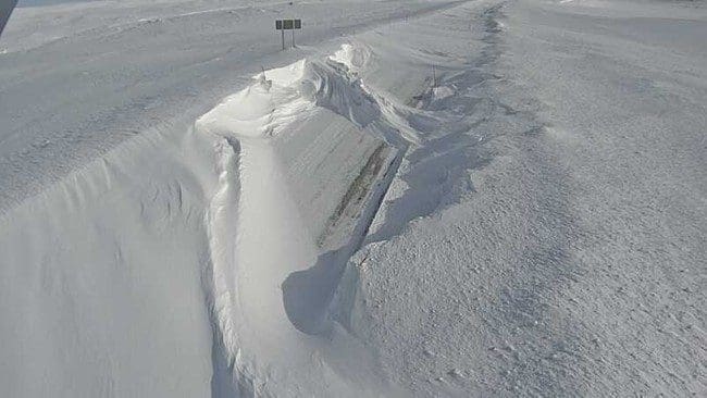 E6 over Saltfjellet har vært stengt eller hatt kolonnekjøring 141 ganger denne vinteren