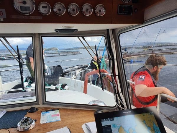 Batteri tok fyr på Lerøy-anlegg