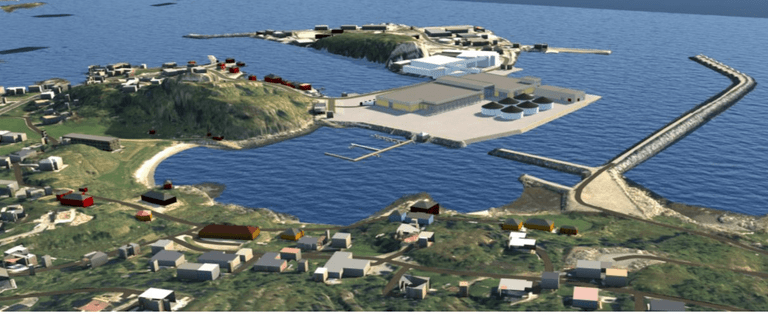 Nova Sea vil fylle ut 40.000 kvadratmeter i sjø for nytt slakteri