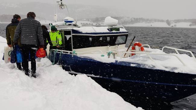 Bjørøya sikrer båttransport etter at jordskred raserte fylkesveien